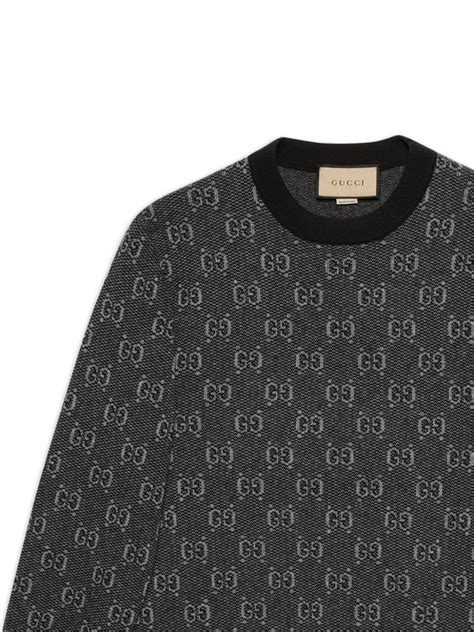 Gucci Maglione Con Logo Jacquard .